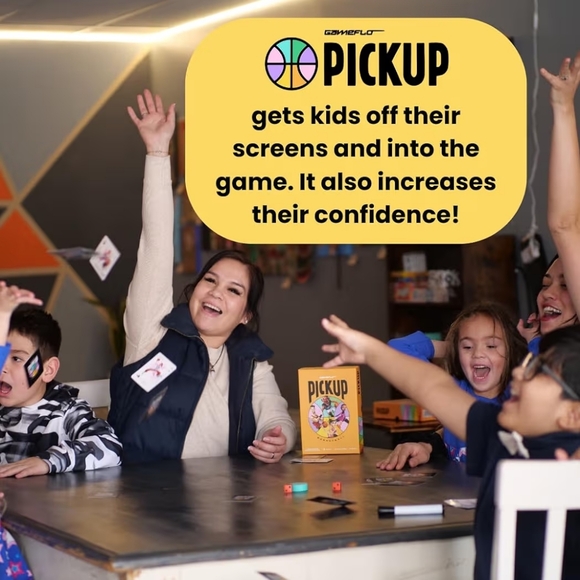 Pickup Basketball Card Game - Orange - Picture 4 of 4